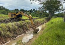 INCOESP faz limpeza de drenos em ação social no distrito Campinal