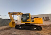 INCOESP faz aquisição de uma nova Maquina Escavadeira Komatsu PC-210